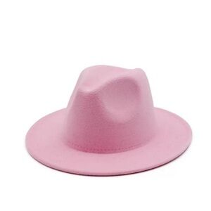 NWOT Pink Fedora